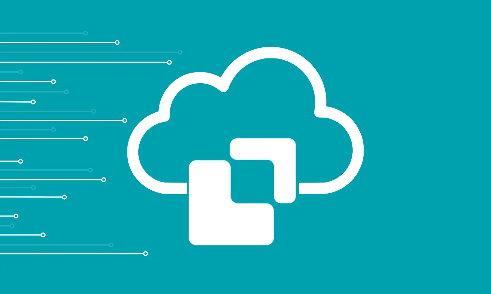 Calidore logo inside a cloud outline on a teal background